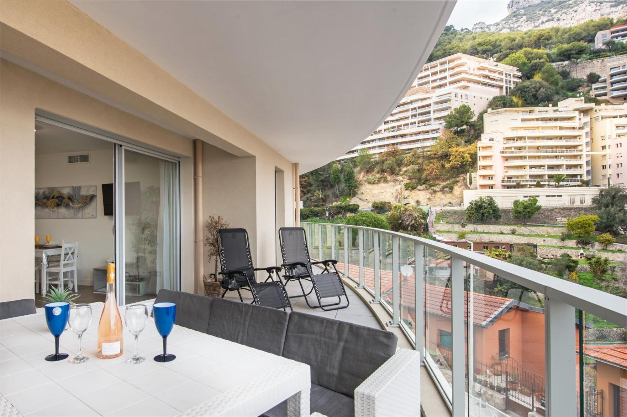 Grande Terrasse - Vue Mer - Parking - Bk Beausoleil Exterior photo